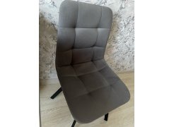 Стул на металлокаркасе Чилли синяя ткань / белый фото покупателя 454