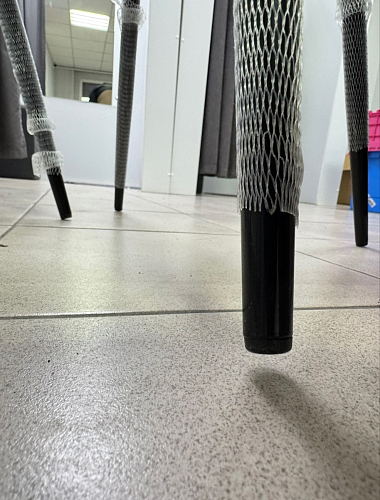 Стул на металлокаркасе Седа К латте / черный фото покупателя 247