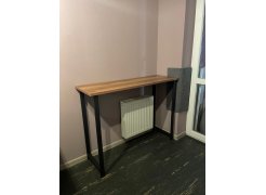 Барная стойка Дилан Лофт 120х40х90 бетон светлый фото покупателя 182