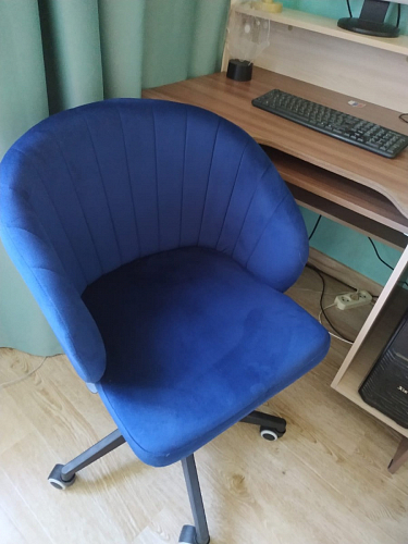 Компьютерное кресло Пард confetti silver серый / черный фото покупателя 210