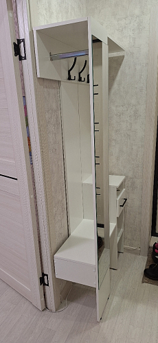 Готовая прихожая Рогес белая фото покупателя 5