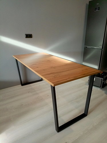 Стол раскладной Лота Лофт 120 25 мм юта / черный матовый фото покупателя 713