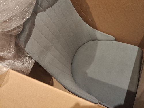 Стул на металлокаркасе Kora dark gray / black фото покупателя 63