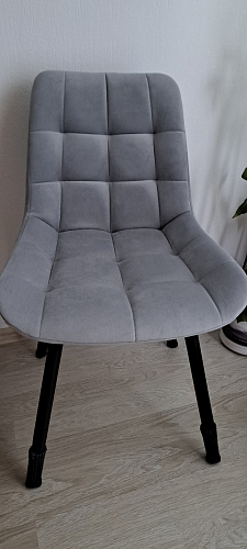 Стул на металлокаркасе Челси К крутящийся бирюзовый / черный фото покупателя 27