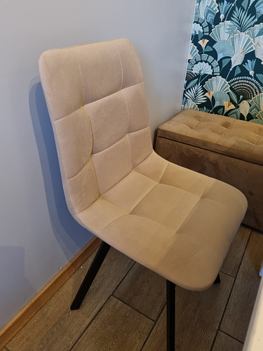 Комплект стульев Чилли 2 шт бежевый / черный фото покупателя 69