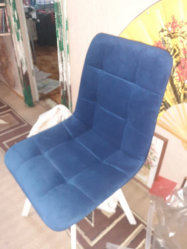 Стул на металлокаркасе Чилли бирюзовый / черный фото покупателя 749