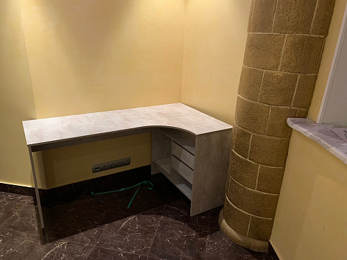 Письменный стол СПм-25 левый дуб сонома фото покупателя 41