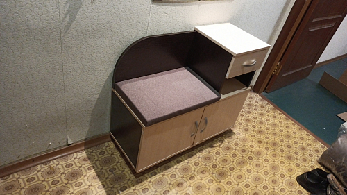 Обувница Аврора дуб млечный / венге фото покупателя 95