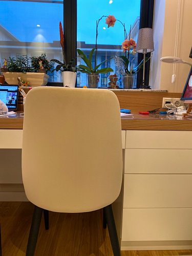 Стул на металлокаркасе Kora бежевый фото покупателя 1