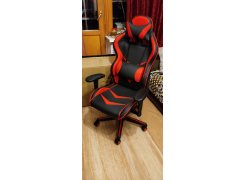 Компьютерное кресло Racer черное / оранжевое фото покупателя 14