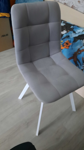 Комплект из "Стул на металлокаркасе Чилли розовый / черный каркас" 2 шт. фото покупателя 809