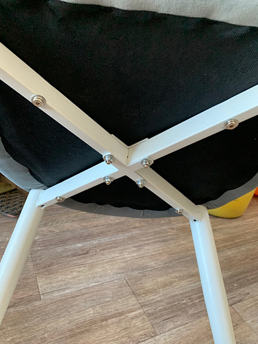 Стул на металлокаркасе Kora gray / black фото покупателя 263