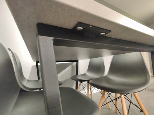 Стол Лота Лофт 120 32 мм бетон / черный матовый фото покупателя 193