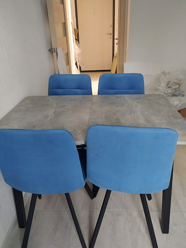 Стул на металлокаркасе Чилли К кирпичный / черный фото покупателя 230