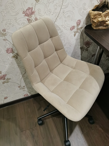 Компьютерное кресло Честер кирпичный / черный фото покупателя 21