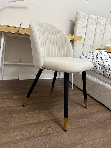 Стул на металлокаркасе Gabi gray / black фото покупателя 255