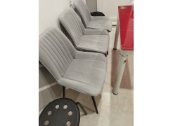 Стул на металлокаркасе Вейв темно-серый / черный фото покупателя 214