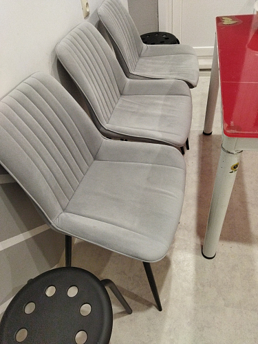 Стул на металлокаркасе Седа К кирпичный / черный фото покупателя 214