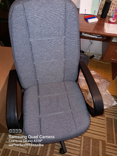 Компьютерное кресло CH747 бежевый, экокожа фото покупателя 5