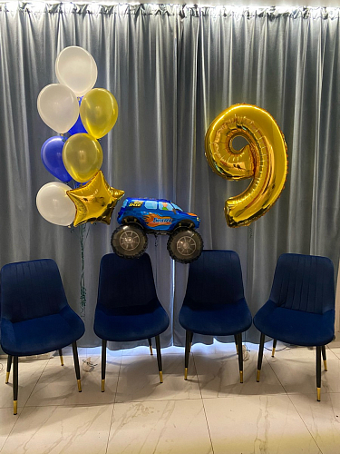 Стул на металлокаркасе Seda 01 blue / gold / black фото покупателя 25