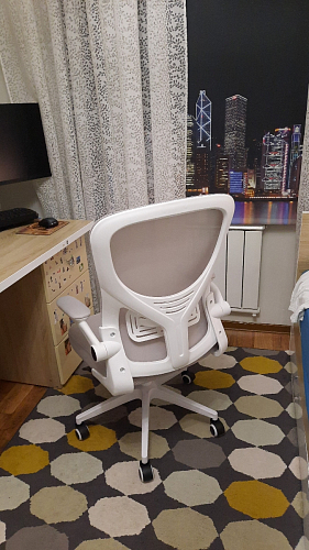 Компьютерное кресло Konfi blue / white фото покупателя 151