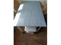 Стол Лота Лофт 140 25 мм юта / белый матовый фото покупателя 688