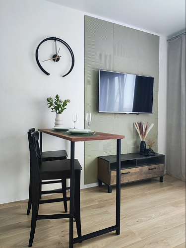 Барная стойка Дилан Лофт 120х40х90 бетон светлый фото покупателя 193