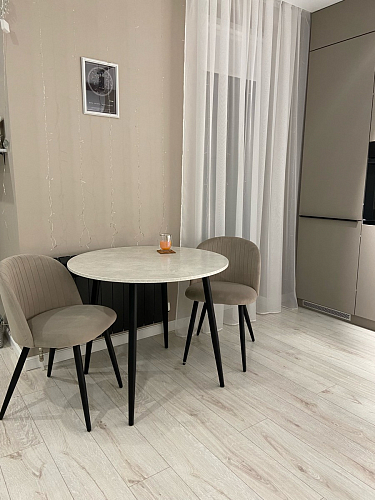 Стул на металлокаркасе Gabi latte / gold / black фото покупателя 661