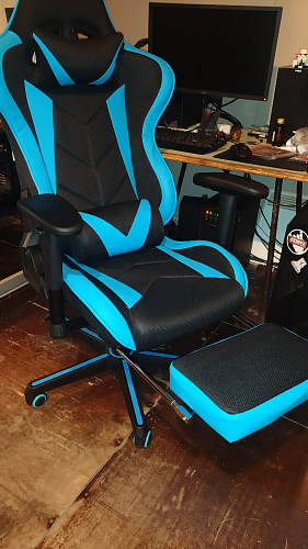 Компьютерное кресло Kano 1 light blue / black фото покупателя 207