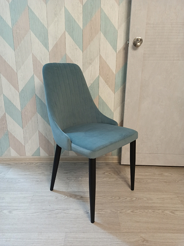 Стул на металлокаркасе Kora dark gray / black фото покупателя 144