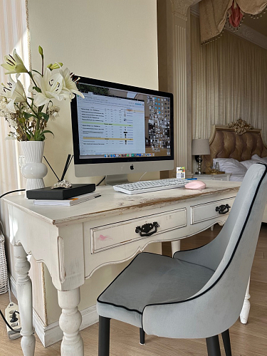 Стул на металлокаркасе Kora beige / black фото покупателя 283