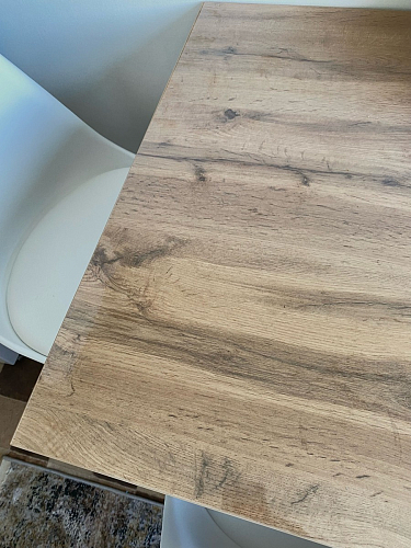 Стол раскладной Лота Лофт 120 25 мм юта / черный матовый фото покупателя 129