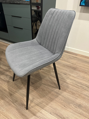 Стул на металлокаркасе Седа 360 К латте (velutto 08) / белый фото покупателя 91