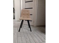 Стул на металлокаркасе Чилли светло-серый / черный фото покупателя 282