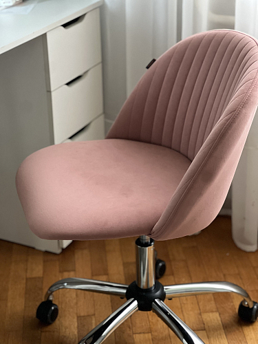 Компьютерное кресло Melody розовое фото покупателя 28