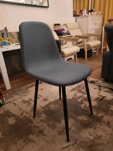 Стул на металлокаркасе Lilu 05 gray / white фото покупателя 10