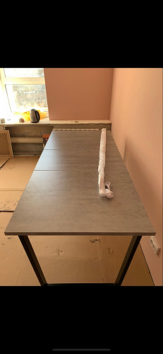 Стол Лота Лофт 120 25 мм сабия / белый матовый фото покупателя 864