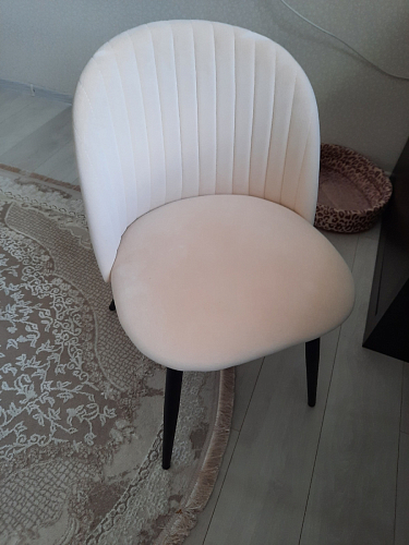 Стул на металлокаркасе Gabi 1 темно-серый / черный фото покупателя 314