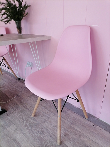 Пластиковый стул Eames PC-015 желтый фото покупателя 217