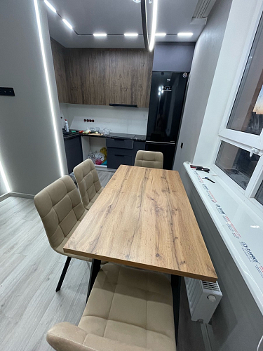 Стул на металлокаркасе Чилли зеленый / черный фото покупателя 912