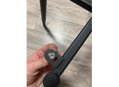 Стул на металлокаркасе Вейв светло-серый (hl 63) / 10К черный каркас фото покупателя 184