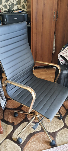 Компьютерное кресло Reus black / chrome фото покупателя 4