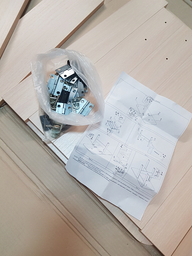 Стол-книжка СтК6 венге / дуб молочный высота 54 см фото покупателя 50