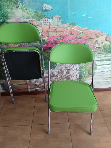 Стул на металлокаркасе S108 складной light sky фото покупателя 4