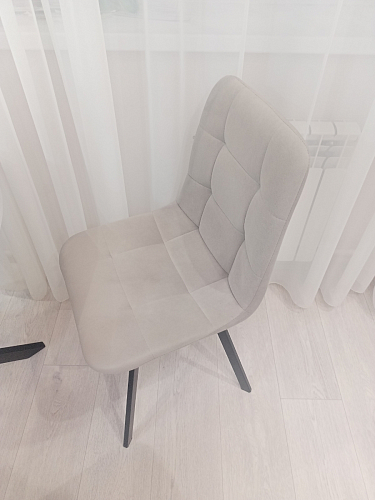 Комплект стульев Чилли 2 шт бежевый / черный фото покупателя 339