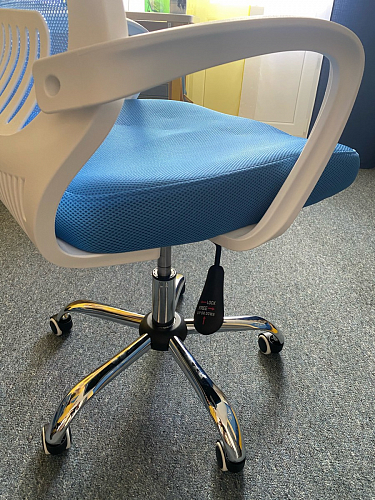 Компьютерное кресло Ergoplus blue / gray / white фото покупателя 31