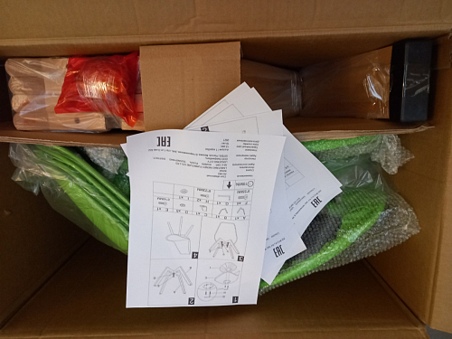 Деревянный стул Bonuss light gray / wood фото покупателя 75