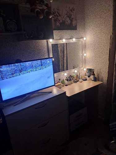 Стол письменный Kiwi белый  - Уцененный экземпляр фото покупателя 98