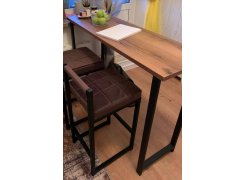 Барная стойка Дилан Лофт 120х60х90 бетон фото покупателя 75