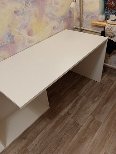 Письменный стол Лайт 03.245F белый гладкий 101 фото покупателя 27